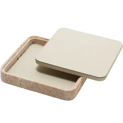 Giobagnara Scatola quadrata in pelle e marmo Giza #3