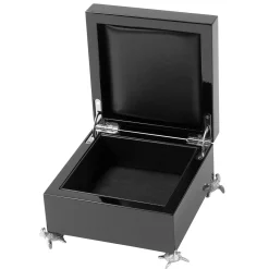 Petri Firenze Scatola quadrata nera con ametista