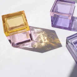 Studio Bojola Scatola Rosa in Cristallo Palmi