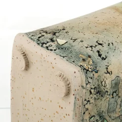 Agnes Duerrschnabel Atelier Scatola Staircase To The Hills in Gres Policromo con Coperchio in Legno