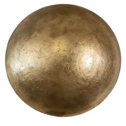 Romeo Design Scudo Scultura decorativa in vetro resina e foglia oro