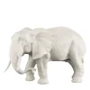VGnewtrend Scultura bianca a forma di elefante di padre africano