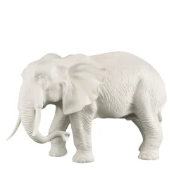 VGnewtrend Scultura bianca a forma di elefante di padre africano