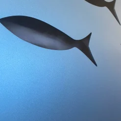 Anna Paola Cibin Scultura blu di Bosco D'Acqua alta 180 cm