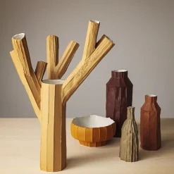 Paola Paronetto Scultura BOSCO Corteccia C11/Giallo sole