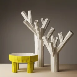 Paola Paronetto Scultura Bosco Corteccia bianco