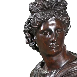 Fonderia Artistica Ruocco Scultura Busto Apollo in bronzo