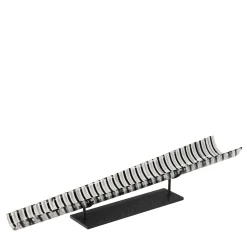 VéVé Glass Scultura conica Cono Moods in bianco e nero