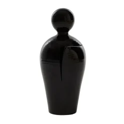 SANTOPECCATORE Scultura Da in Ceramica Nera