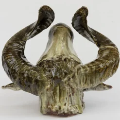 Amaaro Scultura da parete con trofeo di ariete