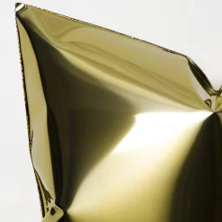 BAU Design Scultura da parete quadrata a forma di cuscino d'oro