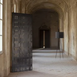 Splot Design Scultura da parete Testudo Abatellis nero