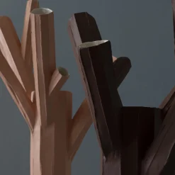 Paola Paronetto Scultura Decorativa Bosco Corteccia E8/Salmone