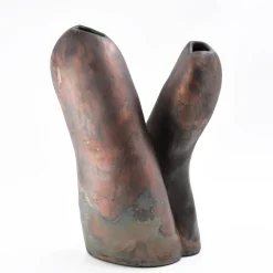 Design Center 1991 Scultura Decorativa in Ceramica Intreccio Silente di Nino Basso