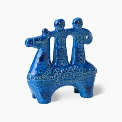 Bitossi Ceramiche Scultura di cavalieri di Aldo Londi