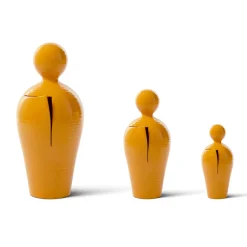 SANTOPECCATORE Scultura Do in Ceramica Senape