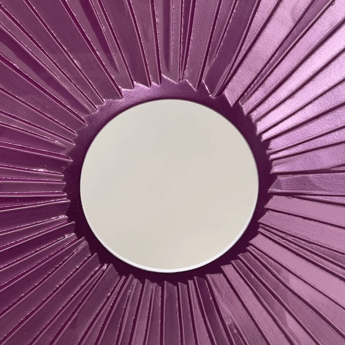 Ghirò Studio Scultura in cristallo viola Eye