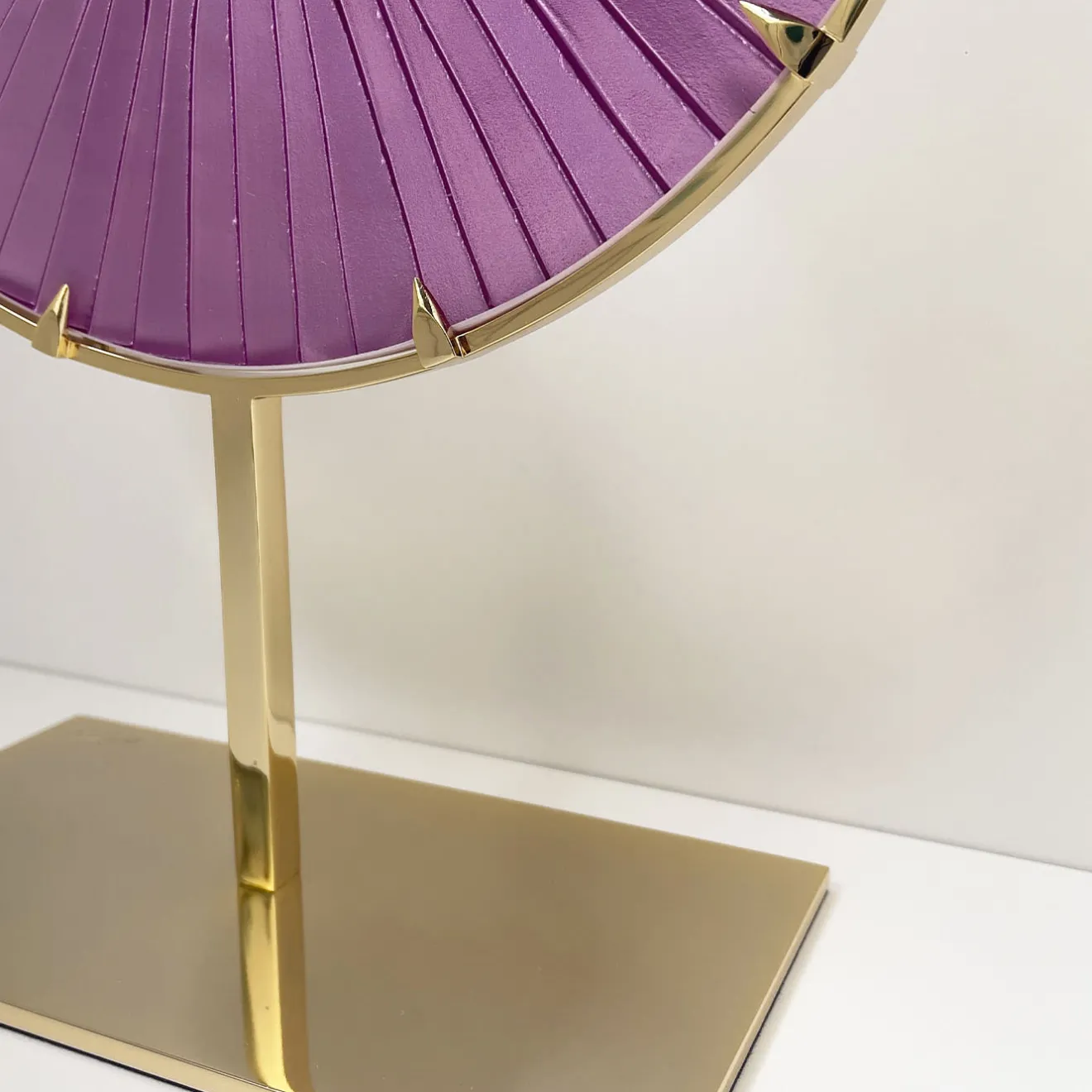 Ghirò Studio Scultura in cristallo viola Eye