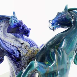 Madeforsoul Scultura in vetro di Murano Grand Horses