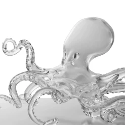 Simone Crestani Scultura in vetro soffiato a mano Polpo