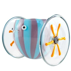 Venice Factory Scultura in vetro veneziano Chariot di Eliana Gerotto