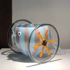 Venice Factory Scultura in vetro veneziano Chariot di Eliana Gerotto