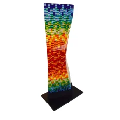 VéVé Glass Scultura multicolore in vetro di Murano Manhattan Impression