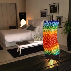 VéVé Glass Scultura multicolore in vetro di Murano Manhattan Impression