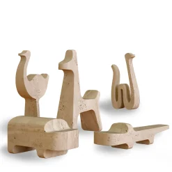 Monitillo 1980 Scultura Safari Giraffe di Matteo Ragni