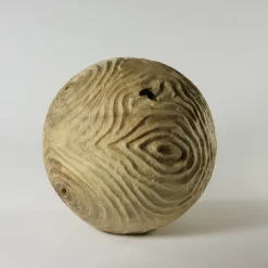 Nicola Tessari Scultura sferica di locuste nere di forma cava Impossiballs