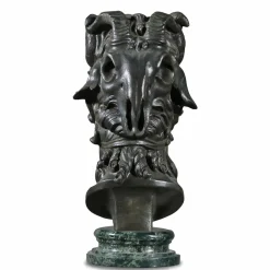 Fonderia Artistica Ruocco Scultura Testa Bucranio in bronzo