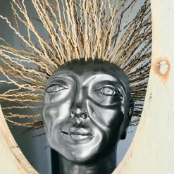 Freaklab Scultura Testa riccia