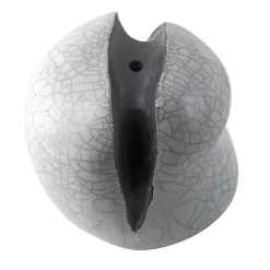 Design Center 1991 Scultura/vaso Sguardo Alla Luna Ceramica di Nino Basso