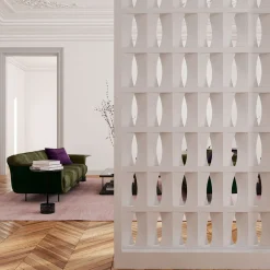 mg12 by Monica Geronimi Set di 15 Blocchi Brasilia in Gesso Bianco