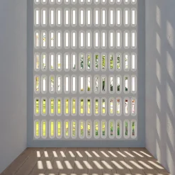 mg12 by Monica Geronimi Set di 15 Blocchi Caterina in Gesso Bianco