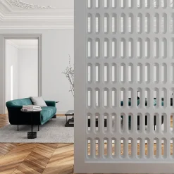 mg12 by Monica Geronimi Set di 15 Blocchi Caterina in Gesso Bianco