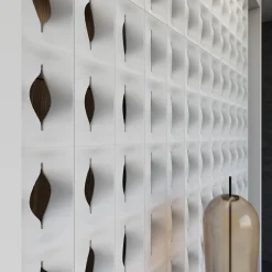 mg12 by Monica Geronimi Set di 15 Blocchi Leone in Gesso Bianco