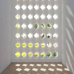 mg12 by Monica Geronimi Set di 15 Blocchi Leone in Gesso Bianco