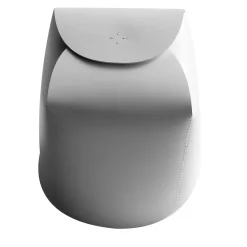 Tonucci Collection Set di 2 Cesti in Pelle Bianca Bloom di Viola Tonucci