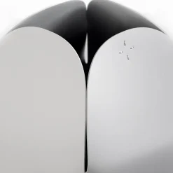 Tonucci Collection Set di 2 Cesti in Pelle Bianca Bloom di Viola Tonucci