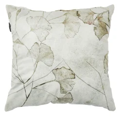 Instabilelab Set di 2 Cuscini Quadrati in Velluto con Motivo Foglie #2