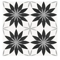 Ma.Vi. Ceramica Set di 4 piastrelle Artech Tipo Passiflora