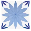 Ma.Vi. Ceramica Set di 4 piastrelle Artech Tipo Fiore di Loto