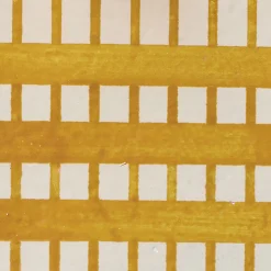 Ninefifty Set di 44 piastrelle bianche e gialle Alfabeto di Margherita Rui