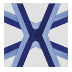 Ma.Vi. Ceramica Set di 25 piastrelle blu Bauhaus Tipo 7