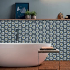 Studio Le Nid Set di 4 piastrelle Kimeya Margherita Gray di Vincenzo Messina