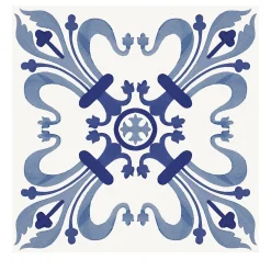 Ma.Vi. Ceramica Set di 25 piastrelle MAVI Blu Tipo Mare