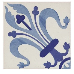 Ma.Vi. Ceramica Set di 25 piastrelle MAVI Blu Tipo Costa Azzurra