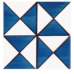 Ma.Vi. Ceramica Set di 25 Piastrelle Riedizioni Tradizione Tipo Farfalle