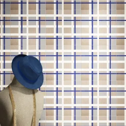 Ma.Vi. Ceramica Set Di 25 Piastrelle Tartan Beige Tipo 1